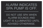 ISPSC Spa and Hot Tub Alarm Sign