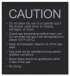 ISPSC Spa Rules Sign