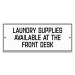 Laundry Supplies Sign