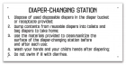 MAHC Diaper-Changing Station Signage