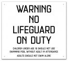 Massachusetts No Lifeguard On Duty Sign