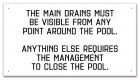 Montana Main Drain Must Be Visible Sign