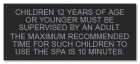 Nevada Children Under 12 Spa Rules Sign