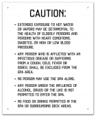 Nevada Spa Rules Sign