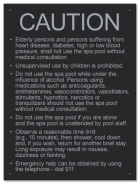 New York City Spa Rules Sign