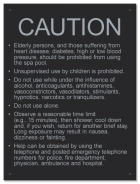 New York Spa Rules Sign