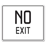 No Exit Sign (Back of House)