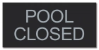 North Carolina Pool Closed Sign