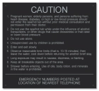 North Carolina Spa Rules Sign