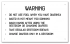 Ohio Spray Pad Rules Sign