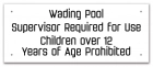 Oklahoma Wading Pool Rules Sign