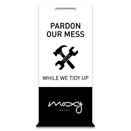 Renovation Free-Standing Floor Sign