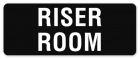Riser Room Label