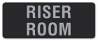 Riser Room Label