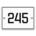 Room Number Sign