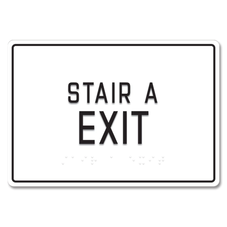 Stair/Exit Sign (Back of House)