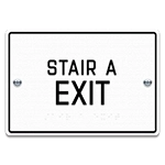 Stair Exit Sign
