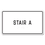 Stair Sign (Back of House)