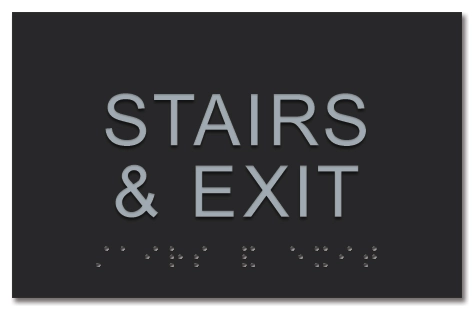 Stairs & Exit Sign