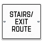Stairs/Exit RouteEgress Sign - CA Compliant