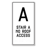 Stairway ID Sign