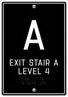 Stairway ID Sign - NYC Compliant