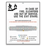 Standard Elevator Evacuation Plans - CA Compliant
