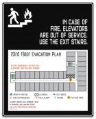 Standard Entrance Evacuation Plan - CA Compliant(Back of House)