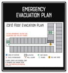 Standard Entrance Evacuation Plan - CA Compliant(Back of House)