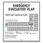 Standard Entrance Evacuation Plans - CA Compliant
