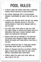Utah Pool Rules Sign