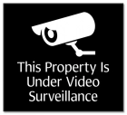 Video Surveillance Sign - Acrylic