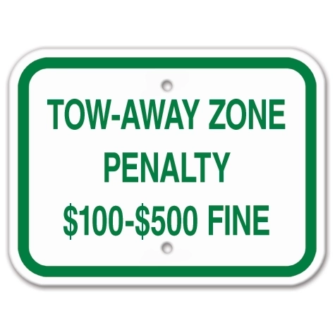 Virginia - Tow-Away Zone Penalty Fine