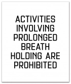 Wisconsin Breath Holding Pool Sign