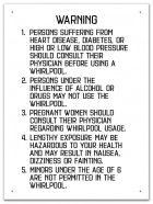 Wisconsin Spa Rules Sign