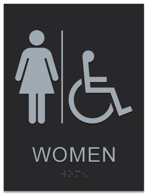 Women Sign w/Female & ISA Symbols