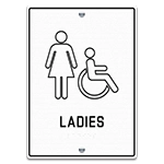 Women Sign w/Female & ISA Symbols