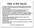 Wyoming Pool & Spa Rules Sign