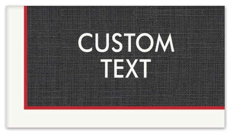 2-Line Informational Sign