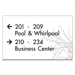 4-Line Directional Sign