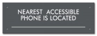 Accessible Phone Location Sign