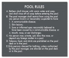 Alaska Pool Hygiene Rules Sign