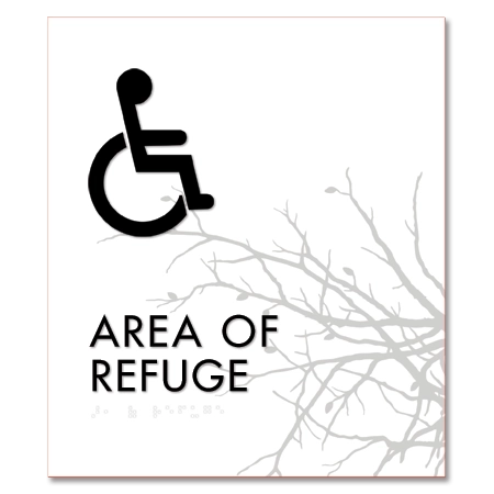 Area of Refuge Sign - ISA Symbol