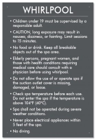 British Columbia Whirlpool Rules Sign