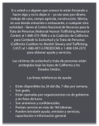 California Spanish Human Trafficking Notice