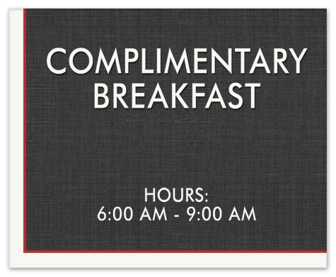 Common Room Sign w/ Hours