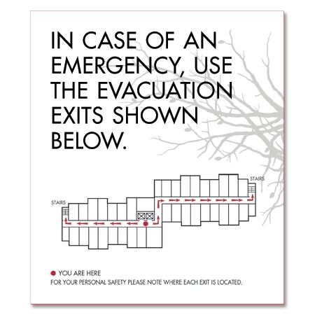 Emergency Exits Evacuation Plan