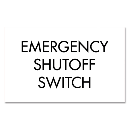 Emergency Shut-Off Switch