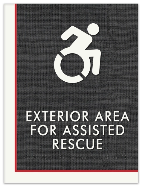 Exterior Area for Assisted Rescue w/Dynamic Symbol
