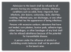 Illinois Beach Admission Rules Sign